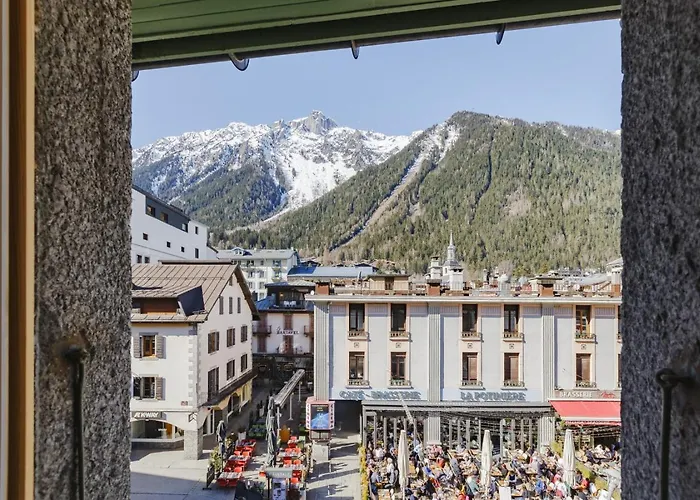 Balmat - Ultracentral 2pax Confort Vue Quartier Vivant Апартаменти Шамоні