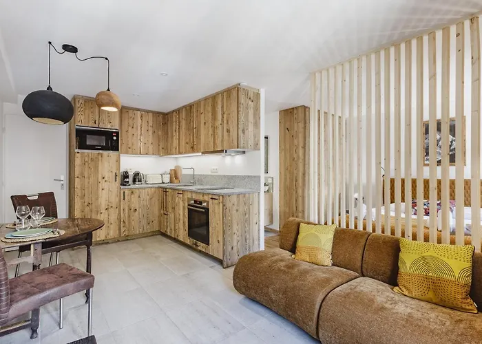 Balmat - Ultracentral 2pax Confort Vue Quartier Vivant * Шамоні